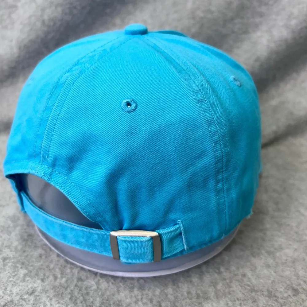 Embroidered P PINK Victoria's SecretWomen Blue Baseball Cap Adjustable Hat OS